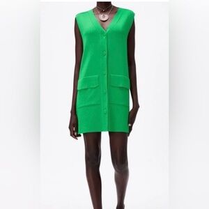 Zara Vibrant Green Knit Top